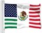 G128 Mexico USA Friendship Flag | 3x5 Ft | LiteWeave Pro Series Printed 150D Polyester | Specialty Flag, Indoor/Outdoor, Vibrant Colors, Brass Grommets, Thicker and More Durable Than 100D Polyester